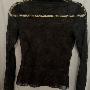 Lace Black Blouse
